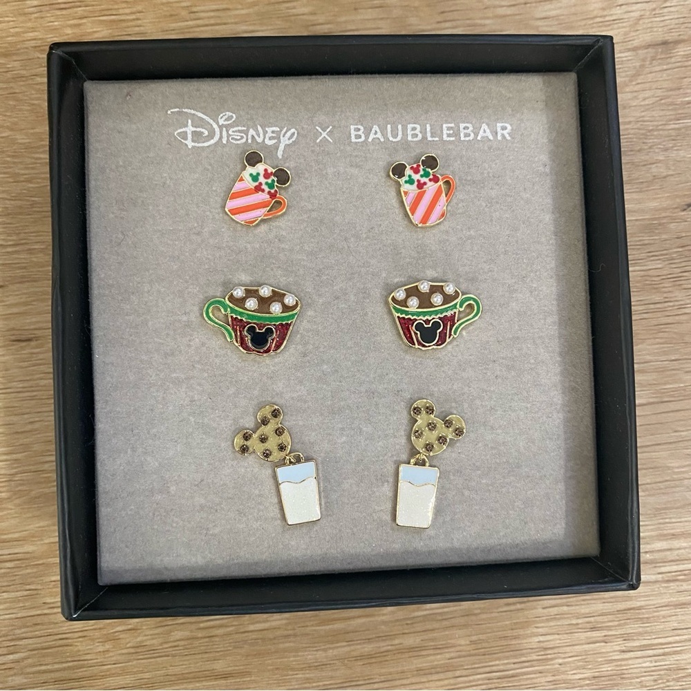 Baublebar x Disney Christmas Holiday Collection earrings